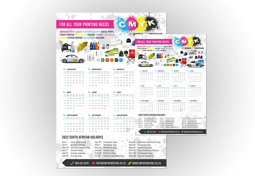 Calendar printing