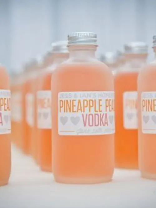 Personalised stickers for alcohol bottles