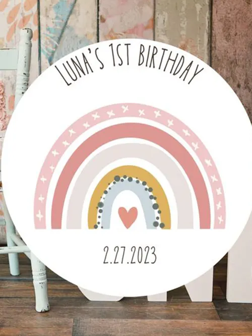 Custom happy birthday sign
